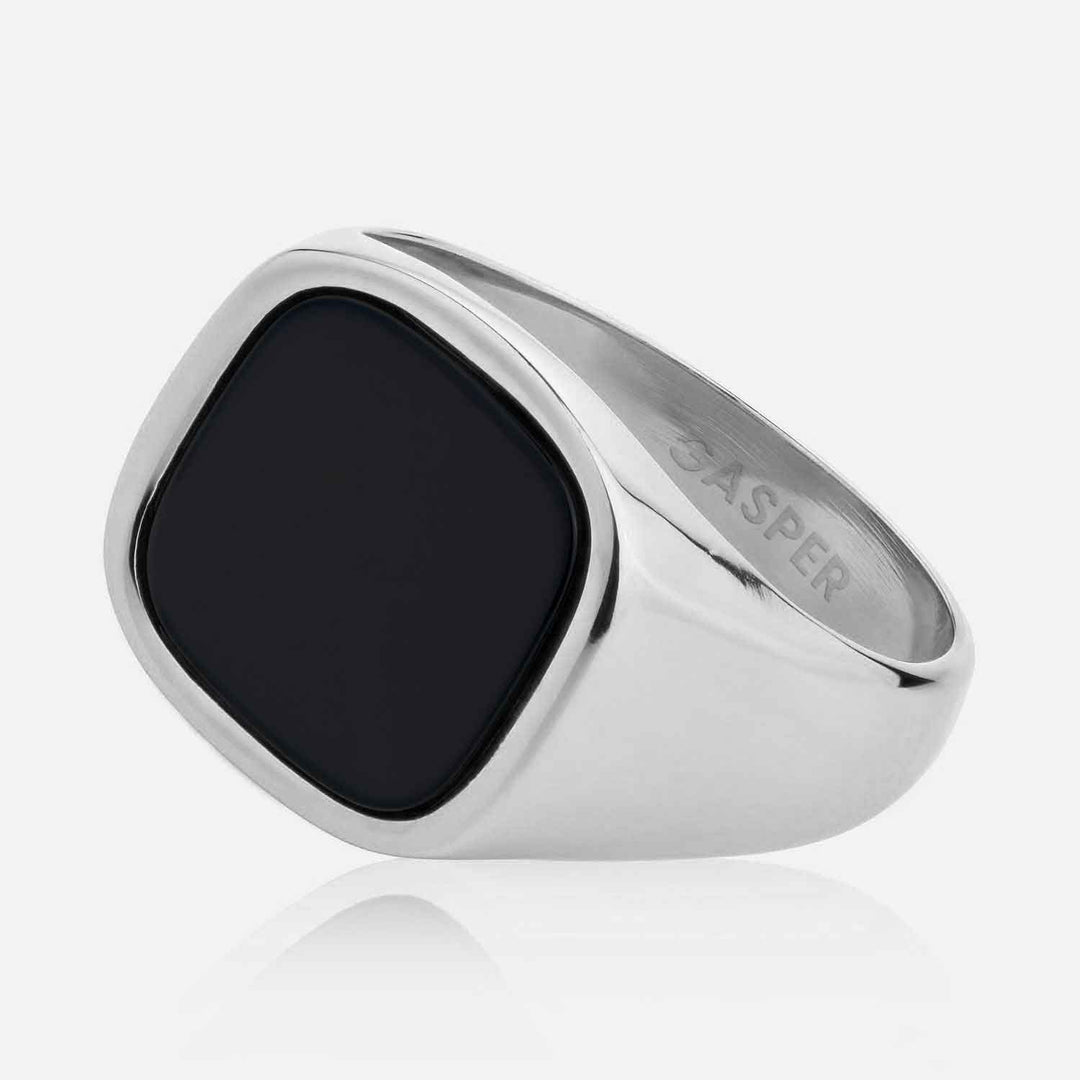 Square Onyx Ring | Premium Ring | GASPER.CO